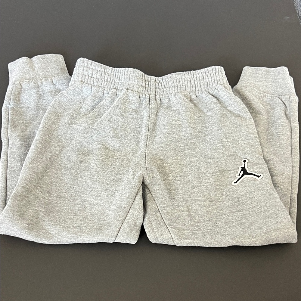 Jordan Gray Jumpman Fleece Joggers for Kids
